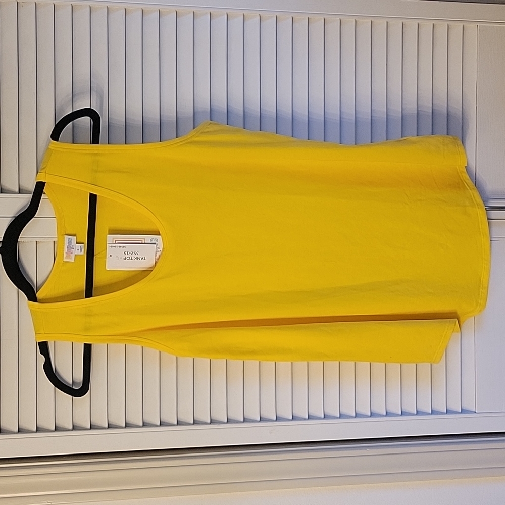 NWT Yellow Lularoe Tank Top